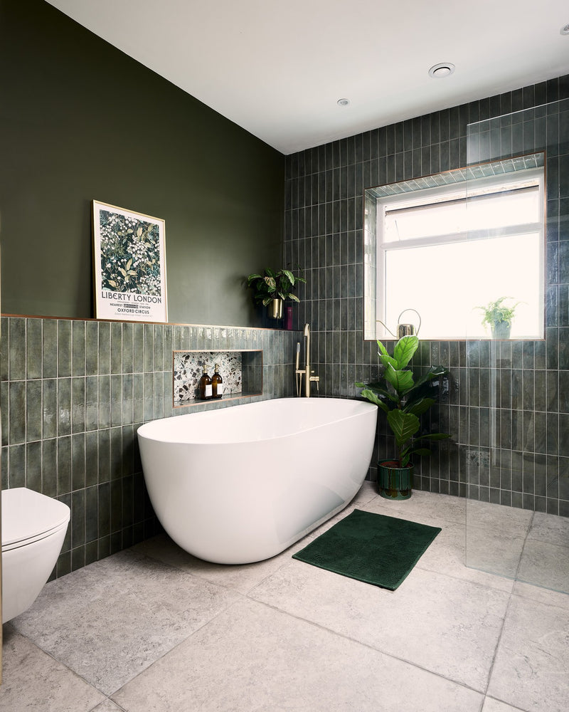 Foundry Porcelain Smeraldo|Credit: The Tap End Design