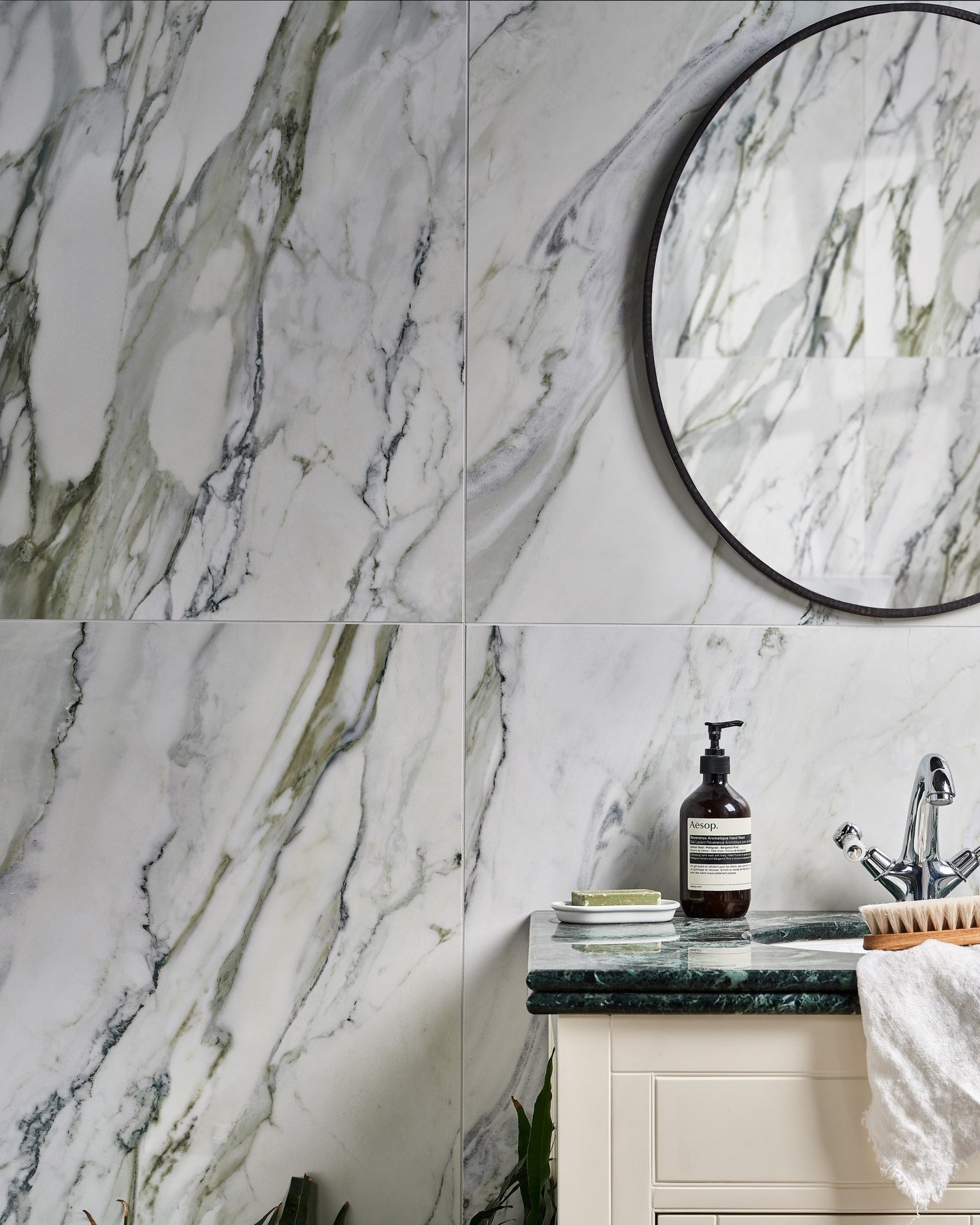 Palm Springs Porcelain Cerulean Plain