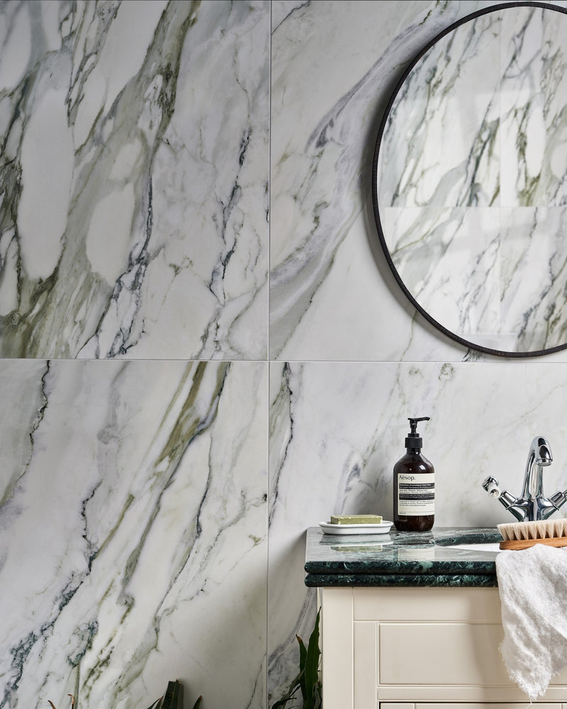 Palm Springs Porcelain Cerulean Plain