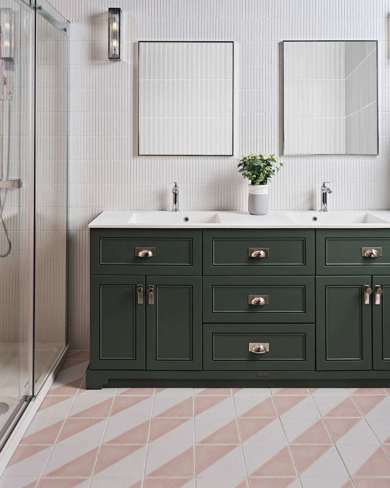 Candy Cane Porcelain Mosaic Peppermint||Credit : Harvey George - Harrogate|