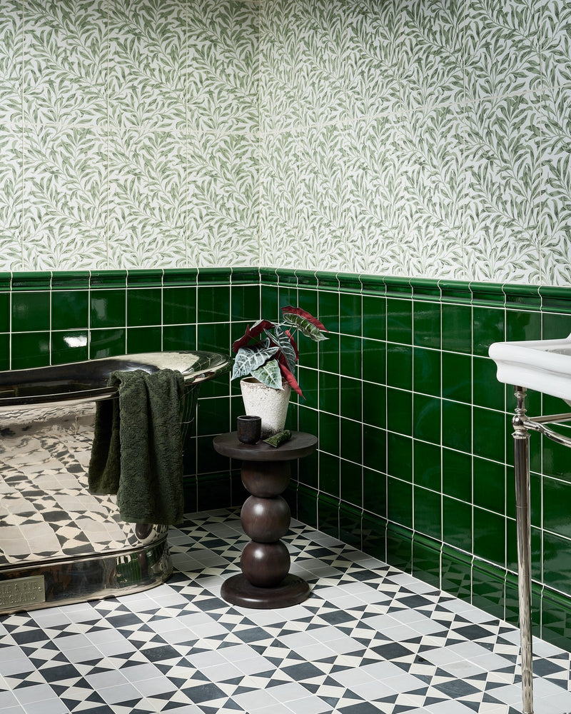 Victorian Style™ Porcelain Finchley Pattern Soft Grey
