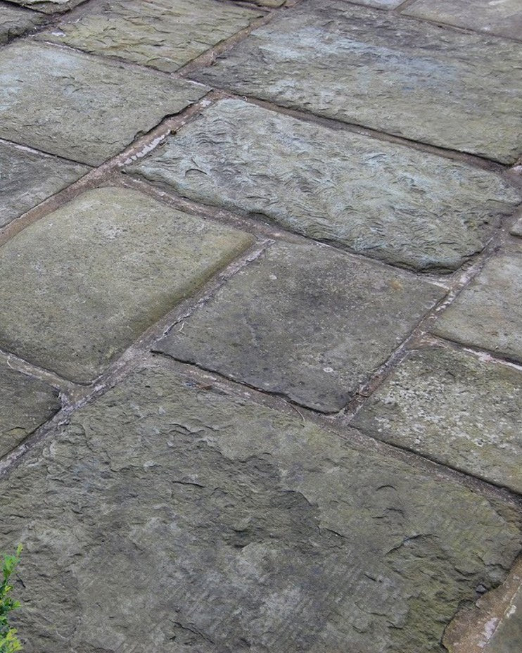 Antique English Reclaimed Riven Sandstone