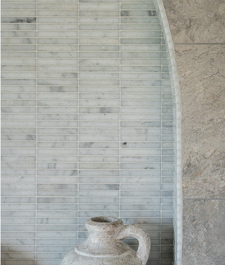 Long Island Marble Bamboo Mosaic