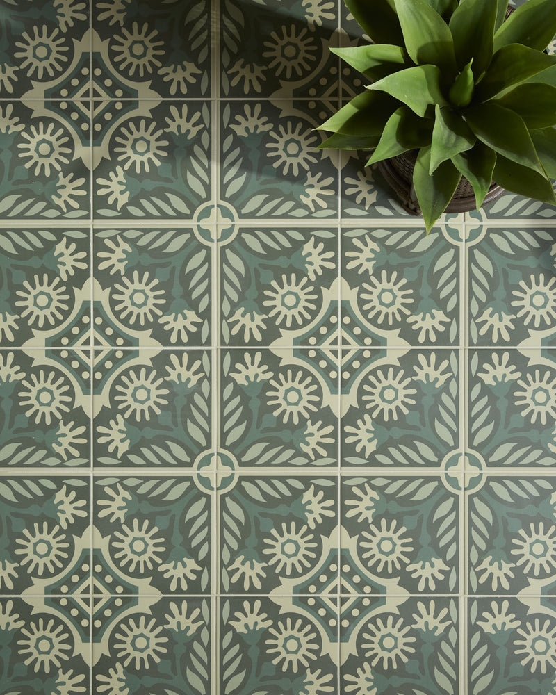 Indirah Porcelain Emerald