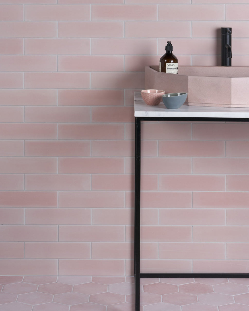 Medina Brick Porcelain Rosa