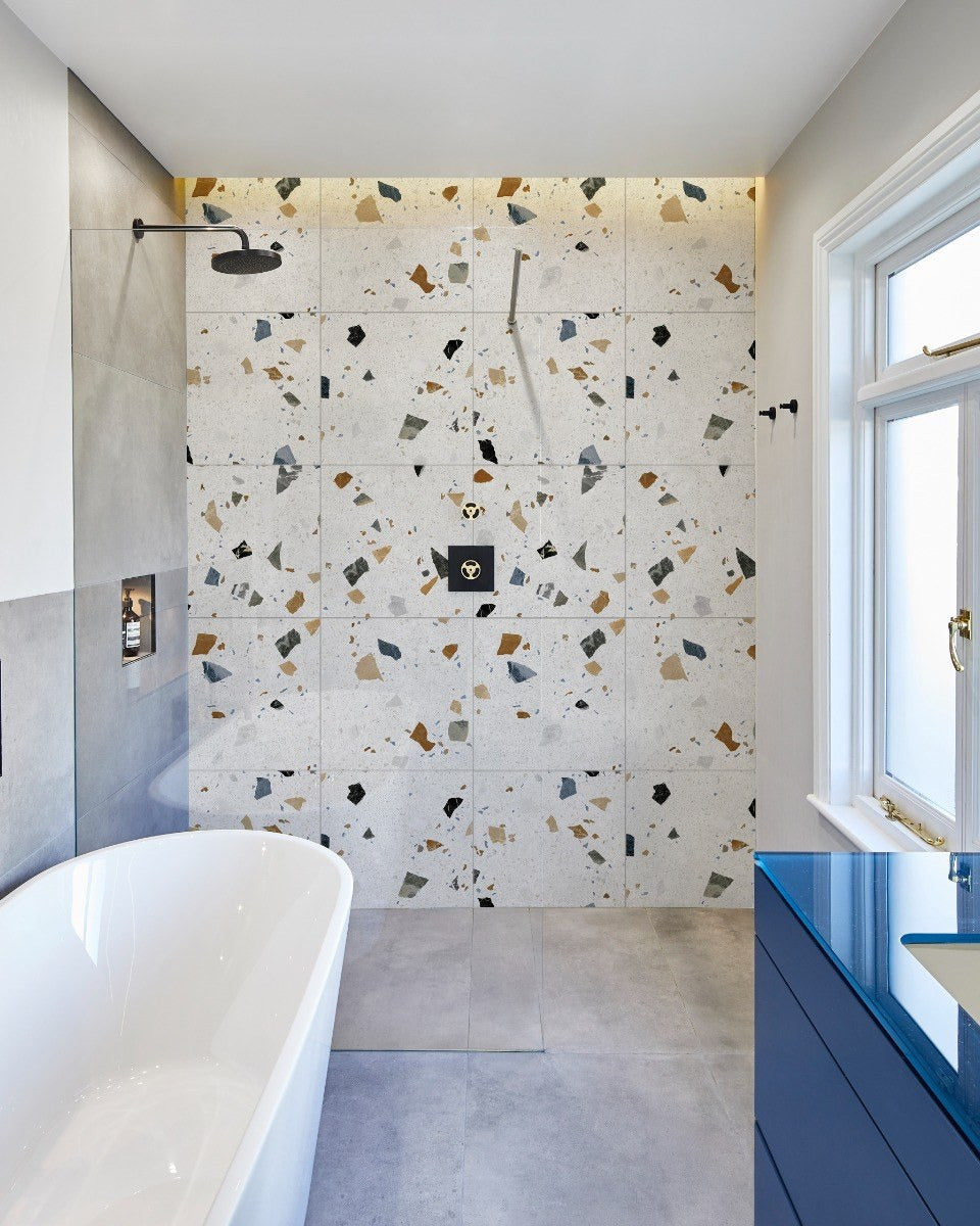 Piazza Porcelain Geo Pearl