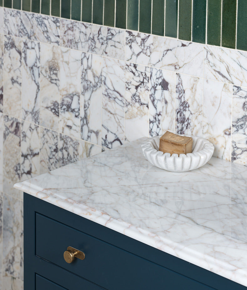 Medici Viola Marble Honed Brick
