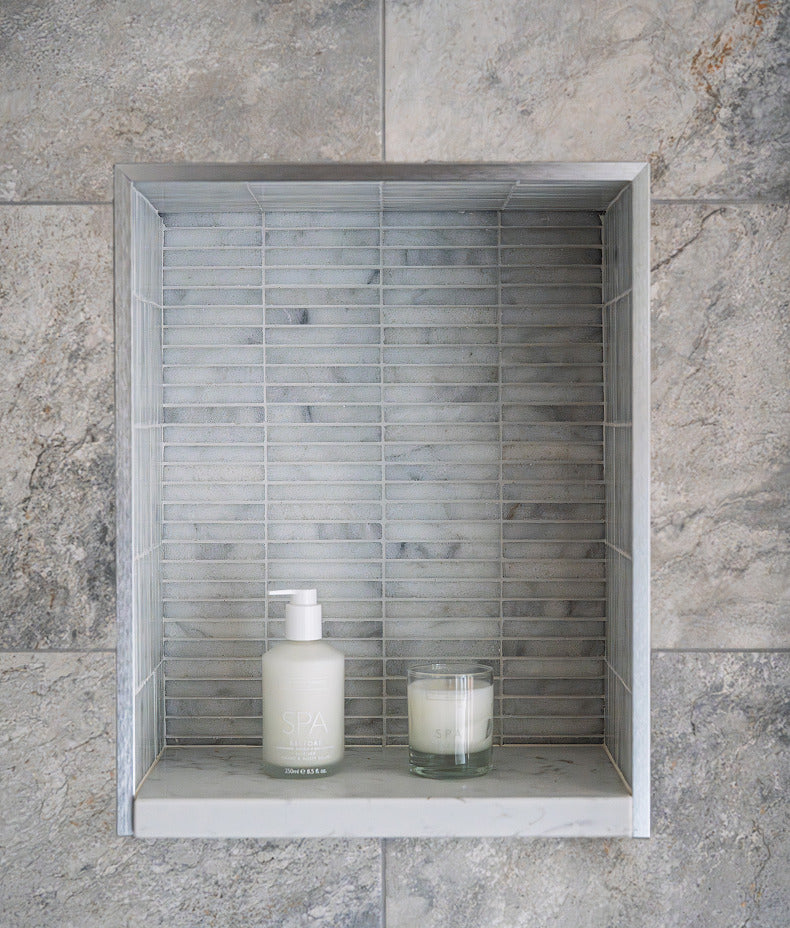 Long Island Marble Bamboo Mosaic