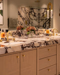 Calacatta Viola Marble Slab|Designer: Claudia Ludwig, Photography: Tory McTernan|long-island-marble-honed-finish