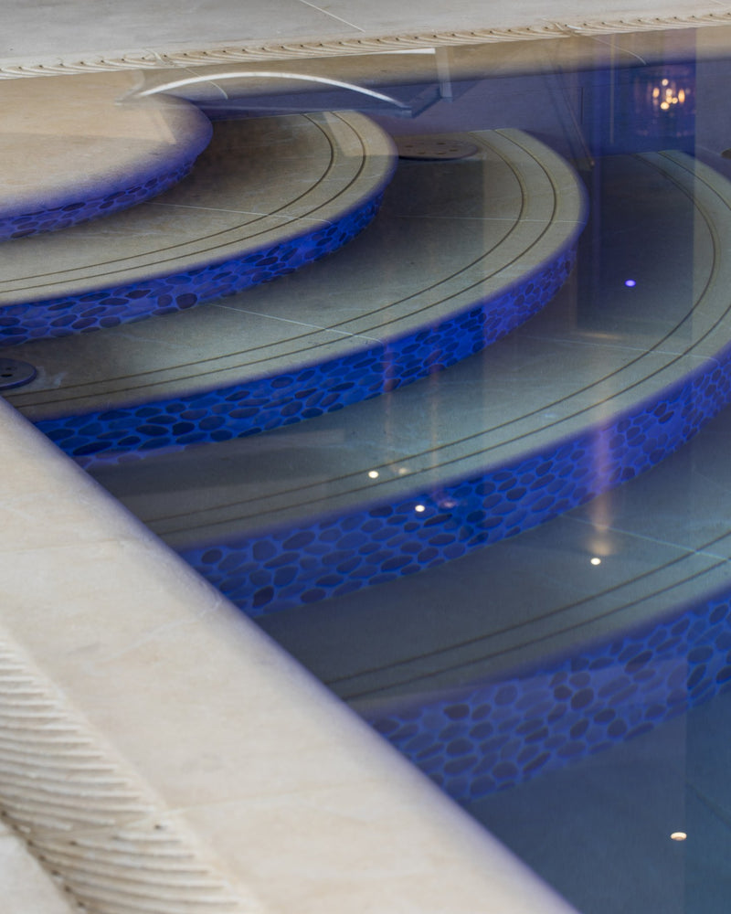 Buscot Limestone Etched Bullnose Coping|||