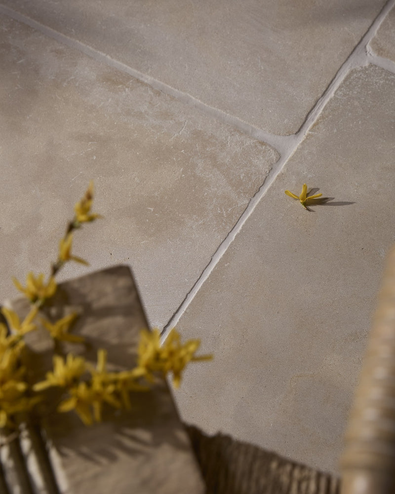 Romaine Limestone Tumbled Finish