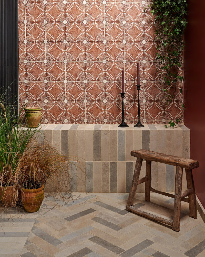Castilan Limestone Parquet Tumbled
