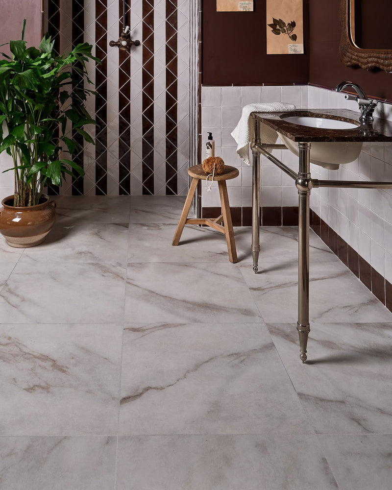 East Village Porcelain Bianco - 59.5 x 119.2 x 1.0cm