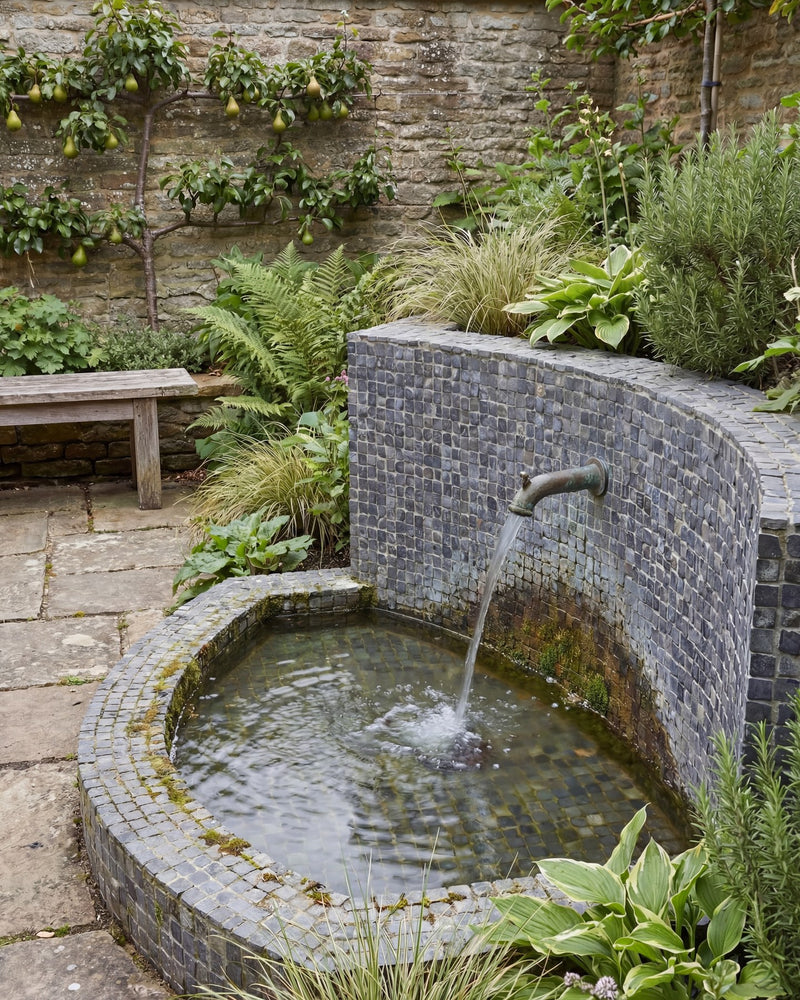 Enso Cobble Mosaic Cube Charcoal