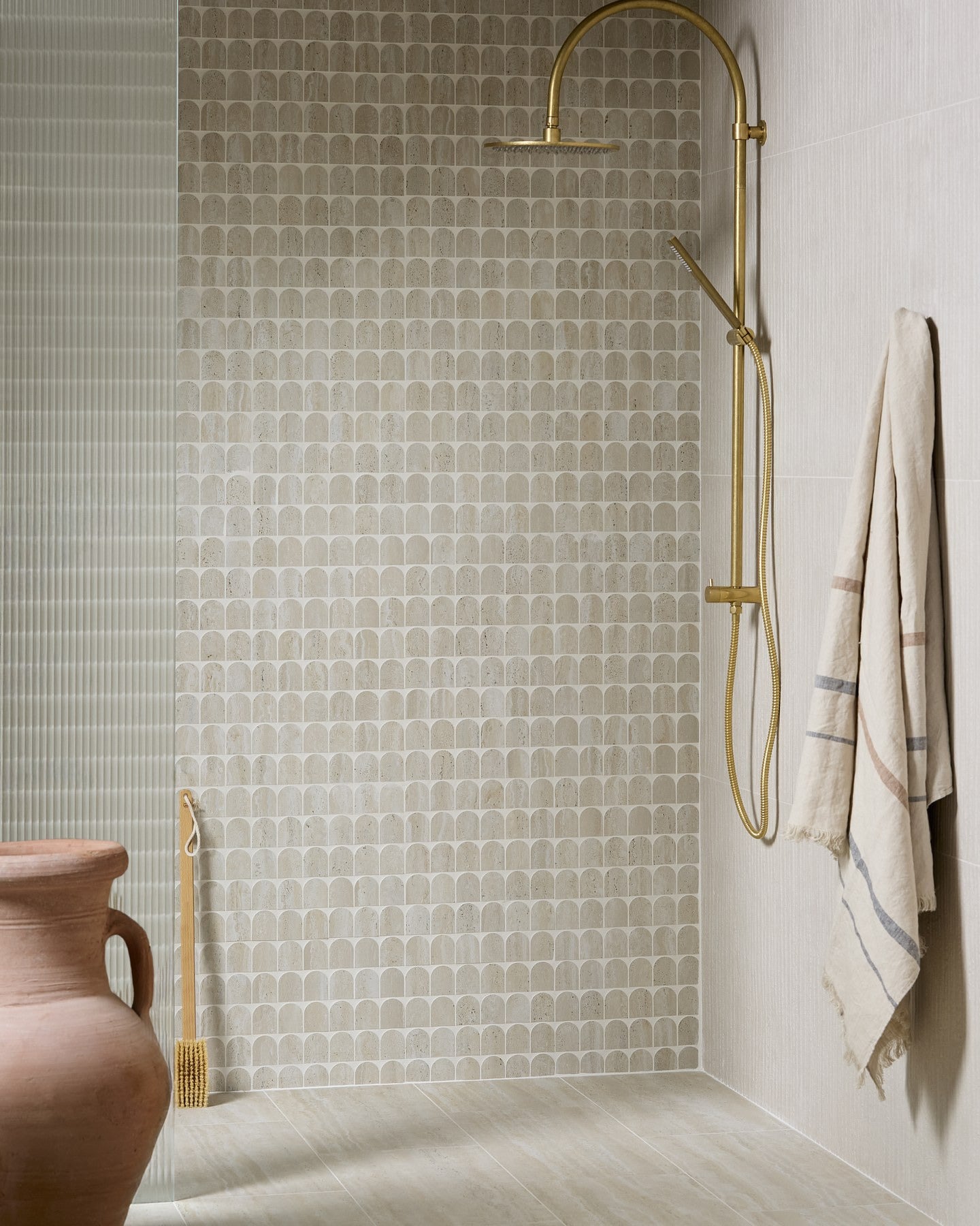 Plastercraft Linea Mano Porcelain Ecru Textured