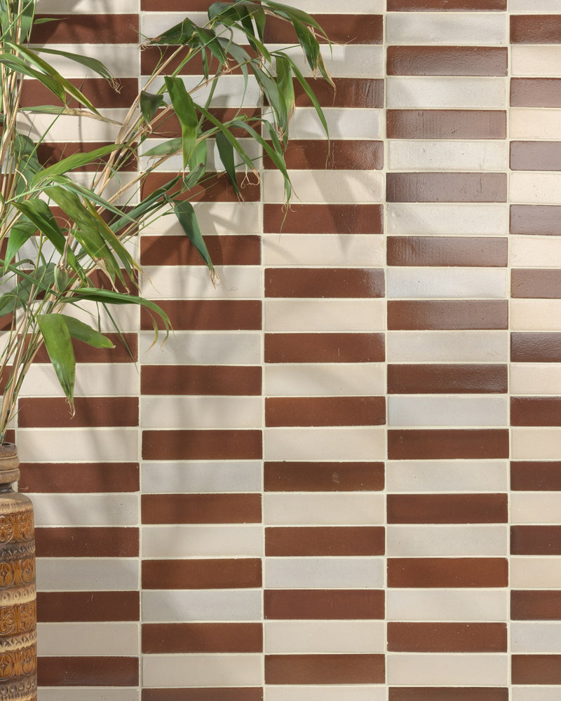 Stone Glaze Ceramic Chalkstone Gloss Brick||Shown with Stone Glaze Cola|stone-glaze-ceramic-cola-gloss-brick