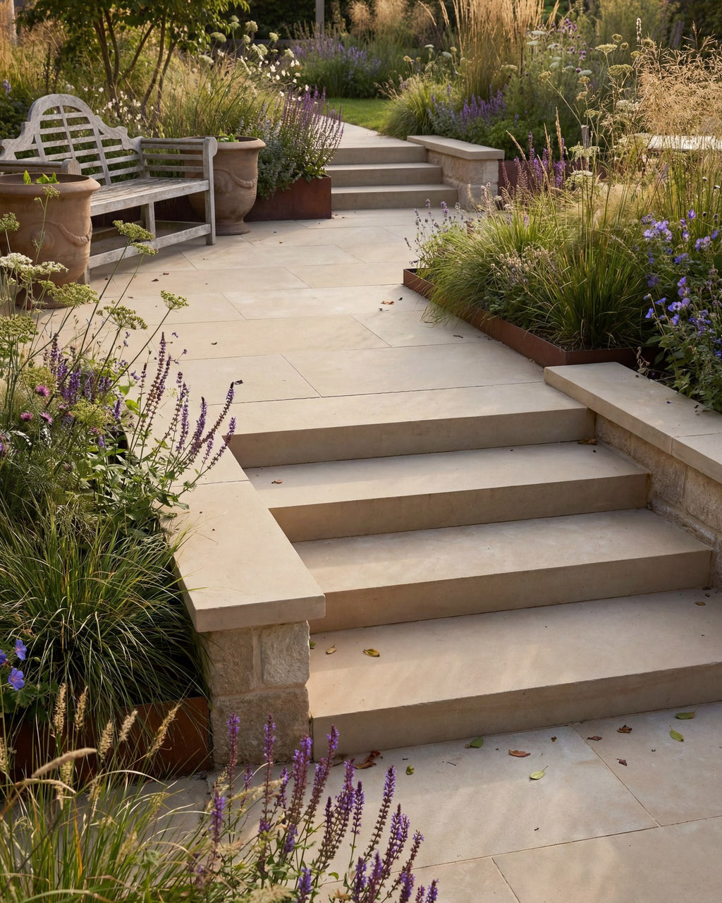 Trafalgar Sandstone Etched