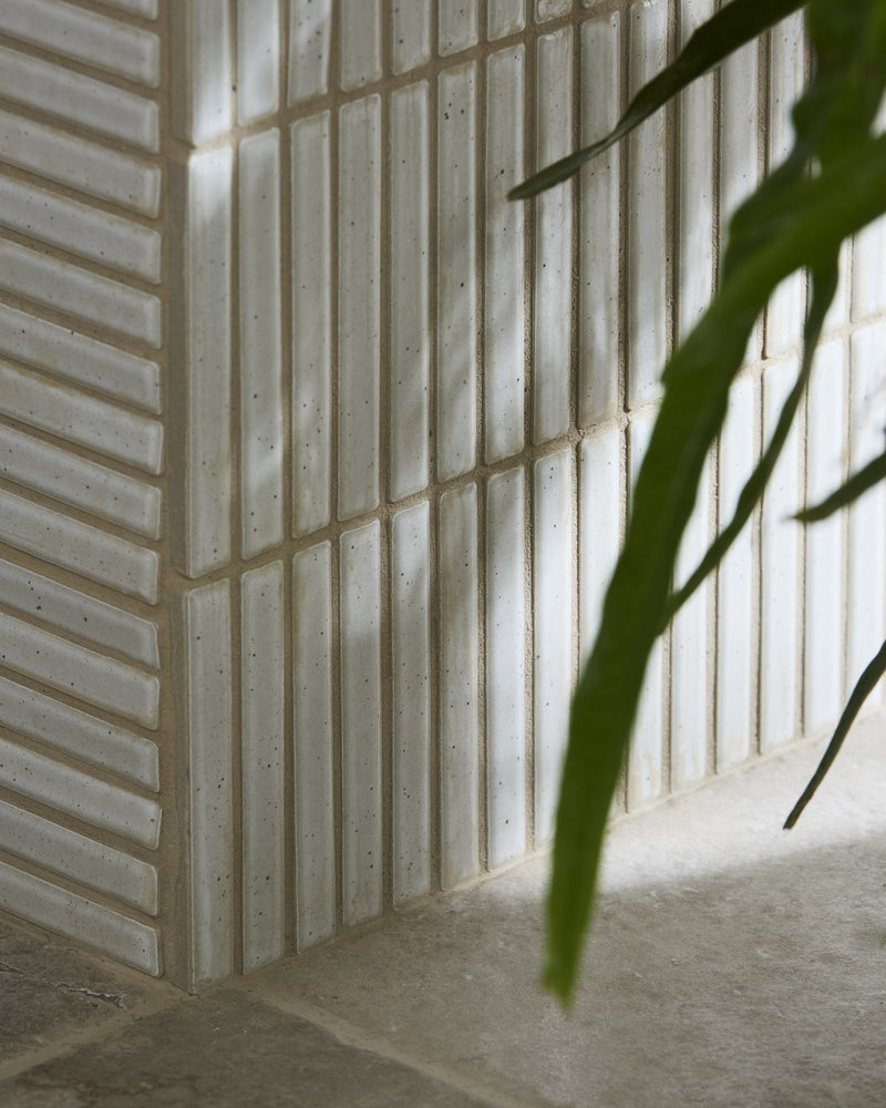 Bamboo Porcelain Mosaic Vintage White||abbey-porcelain-square-dove