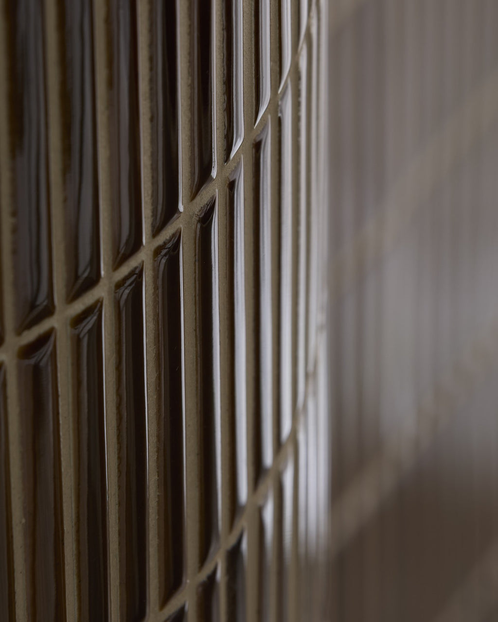 Bamboo Porcelain Mosaic Caramel