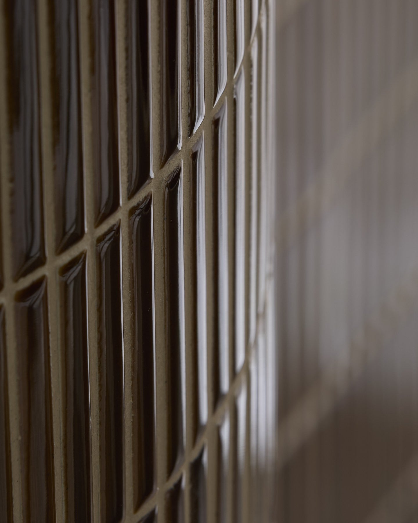 Bamboo Porcelain Mosaic Caramel