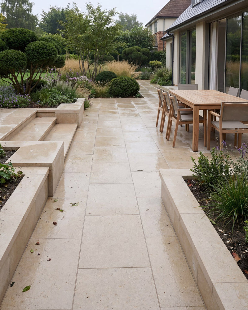Wychwood Limestone Paving Etched Finish