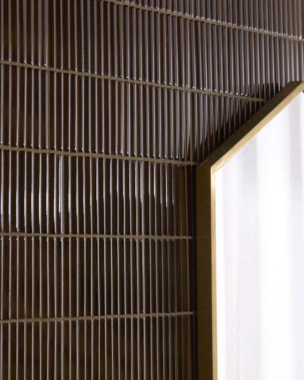 Bamboo Porcelain Mosaic Caramel