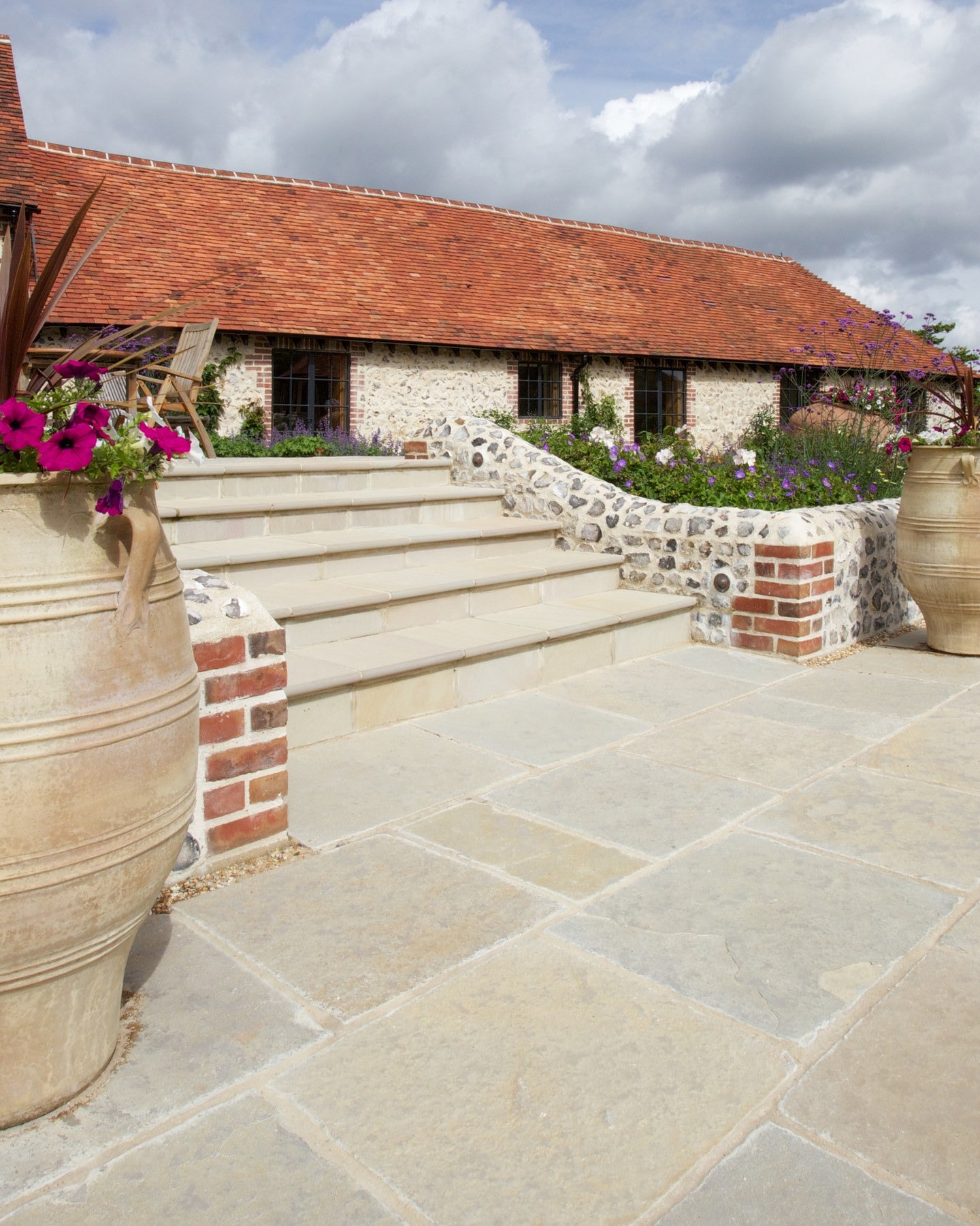 Trusloe Limestone Paving Seasoned Finish