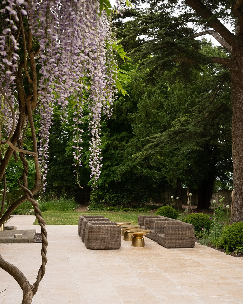 Buscot Limestone Paving Tumbled & Etched Finish