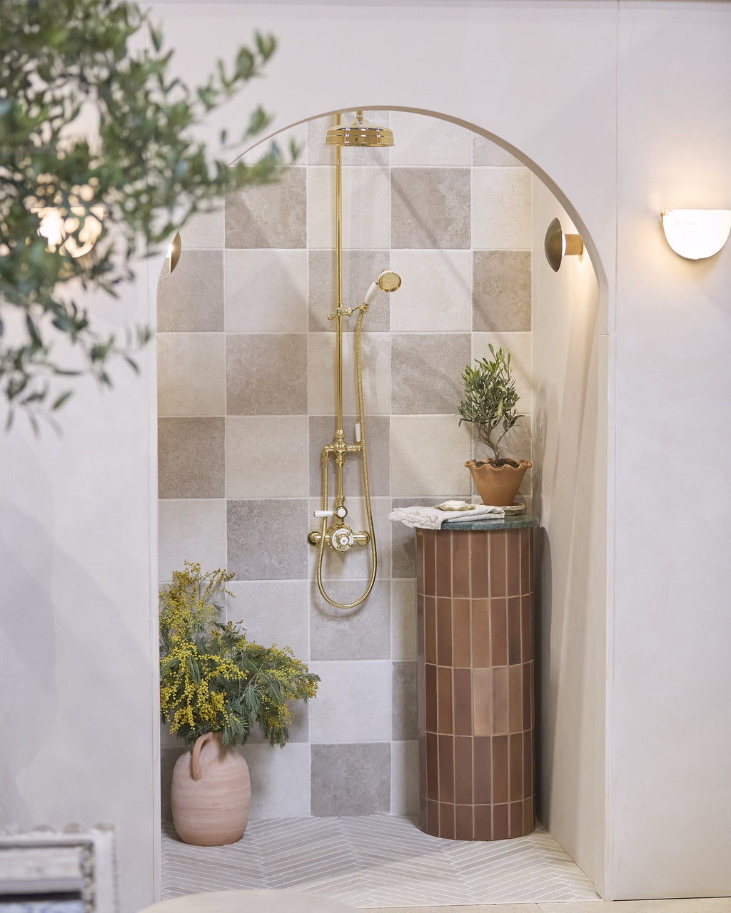 Abbey Porcelain Square Ivory