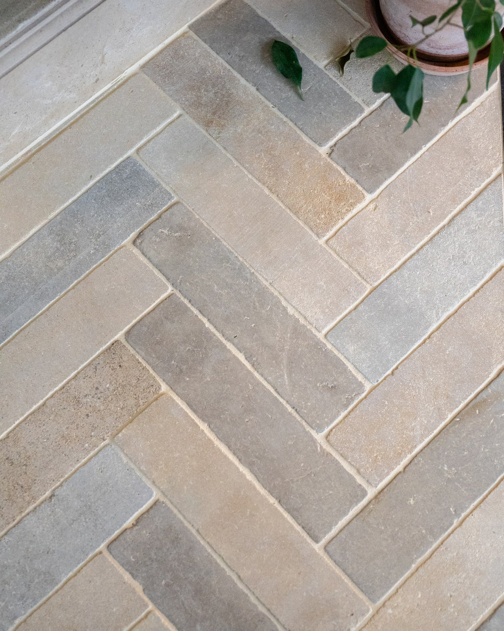 Castilan Limestone Parquet Tumbled