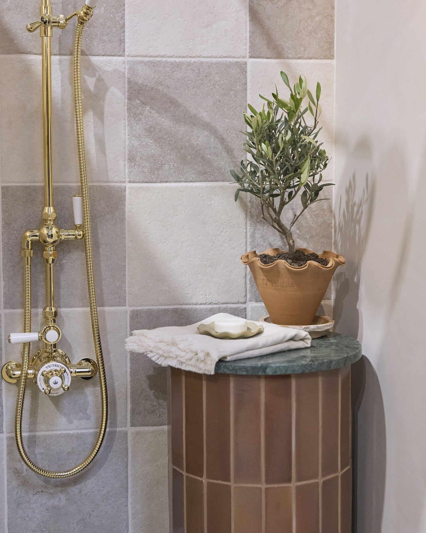 Abbey Porcelain Square Ivory
