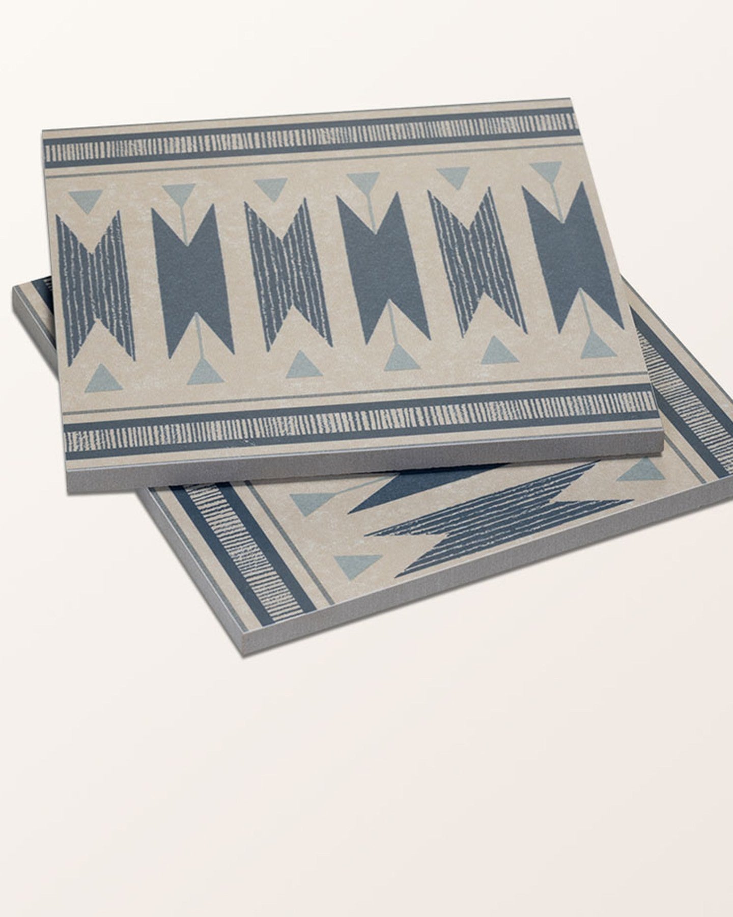 Aventuras Ziggy Border Blue Porcelain