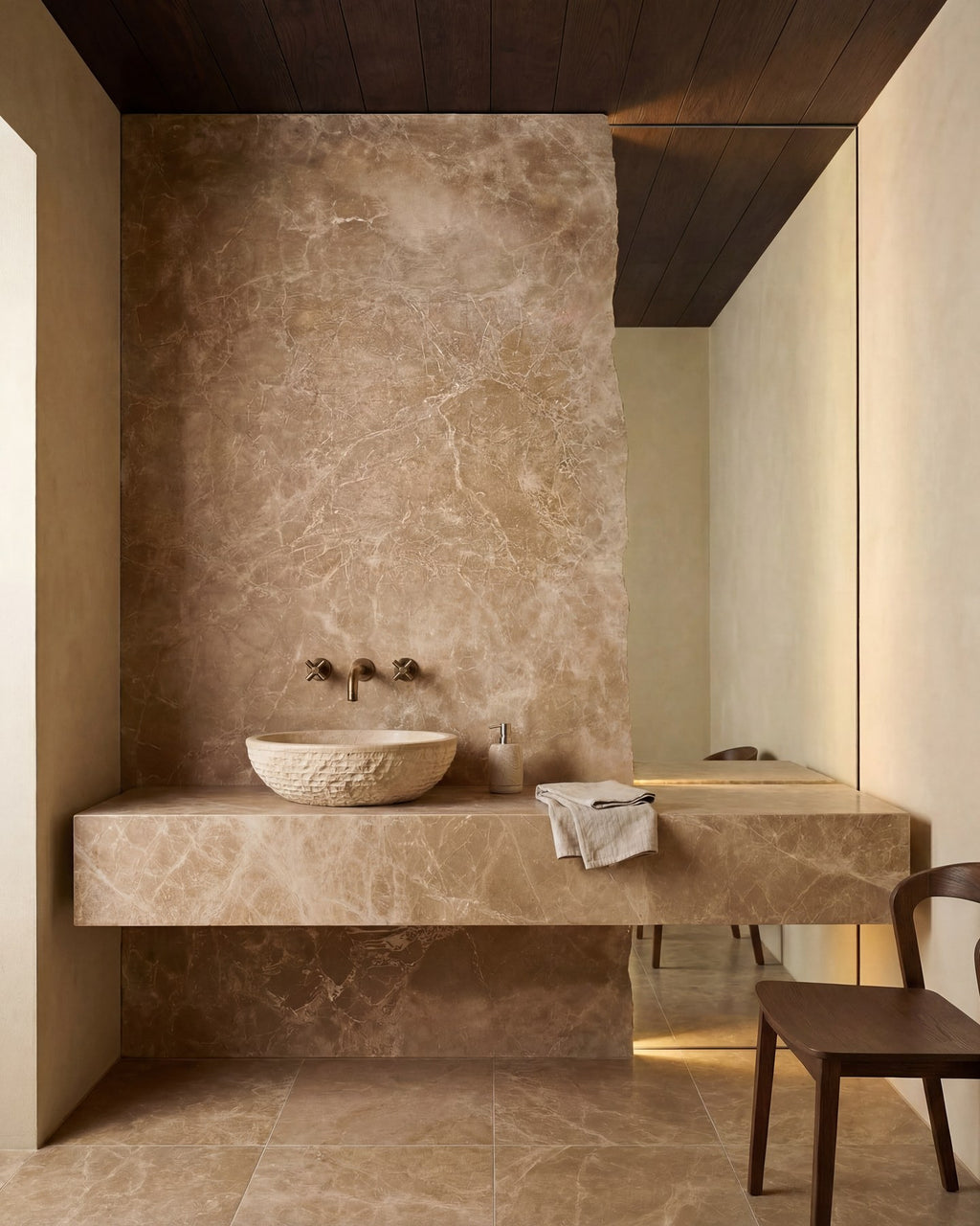 Versailles Marble Brun Honed