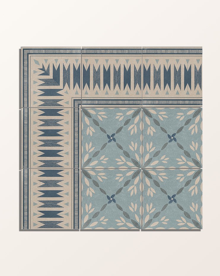 Aventuras Porto Blue Porcelain