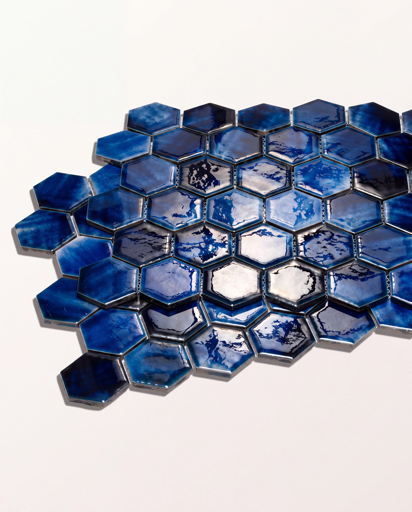 Akazu Porcelain Mosaic Cobalt