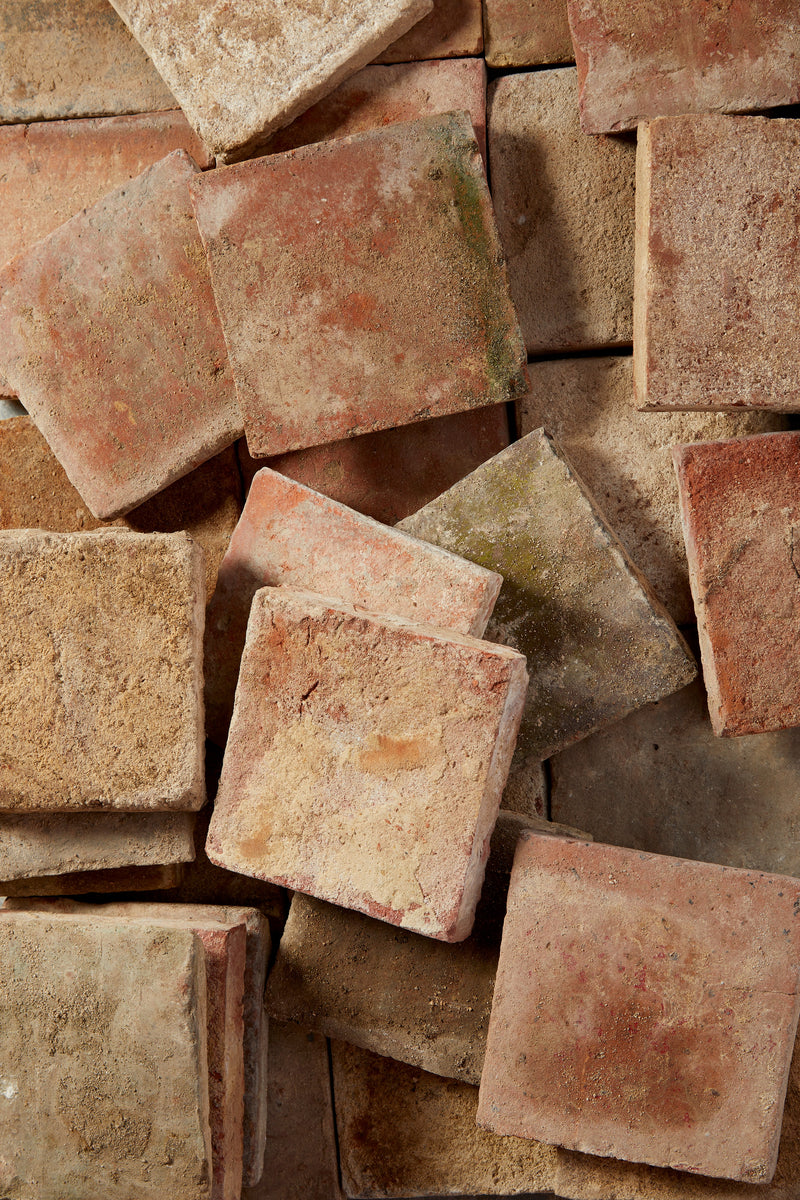 Antique Burgundy Terracotta Reclaimed