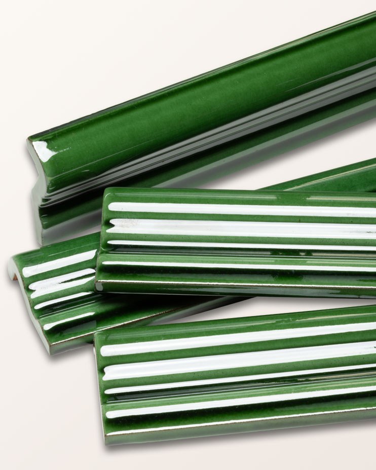 Architectural Mouldings Dado Ceramic Olive Green