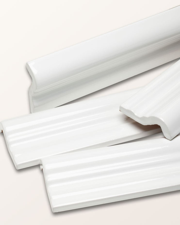 Architectural Mouldings Dado Ceramic White