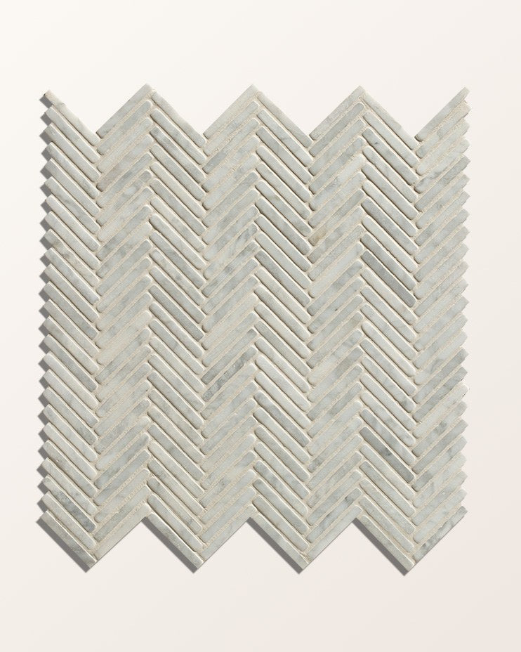 Athens Carrara Marble Mosaic