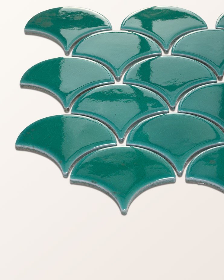 Atlantis Porcelain Mosaic Emerald