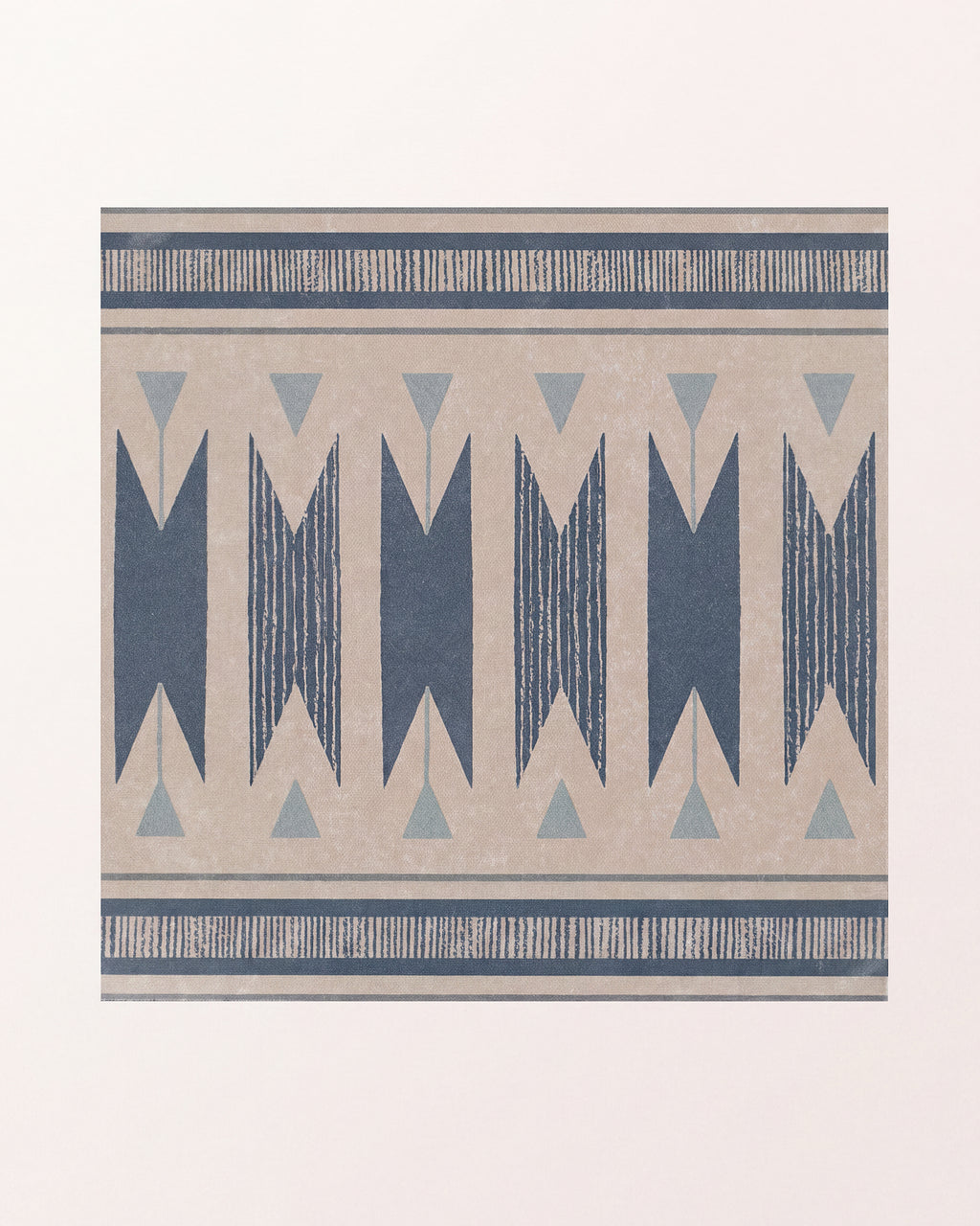 Aventuras Ziggy Border Blue Porcelain