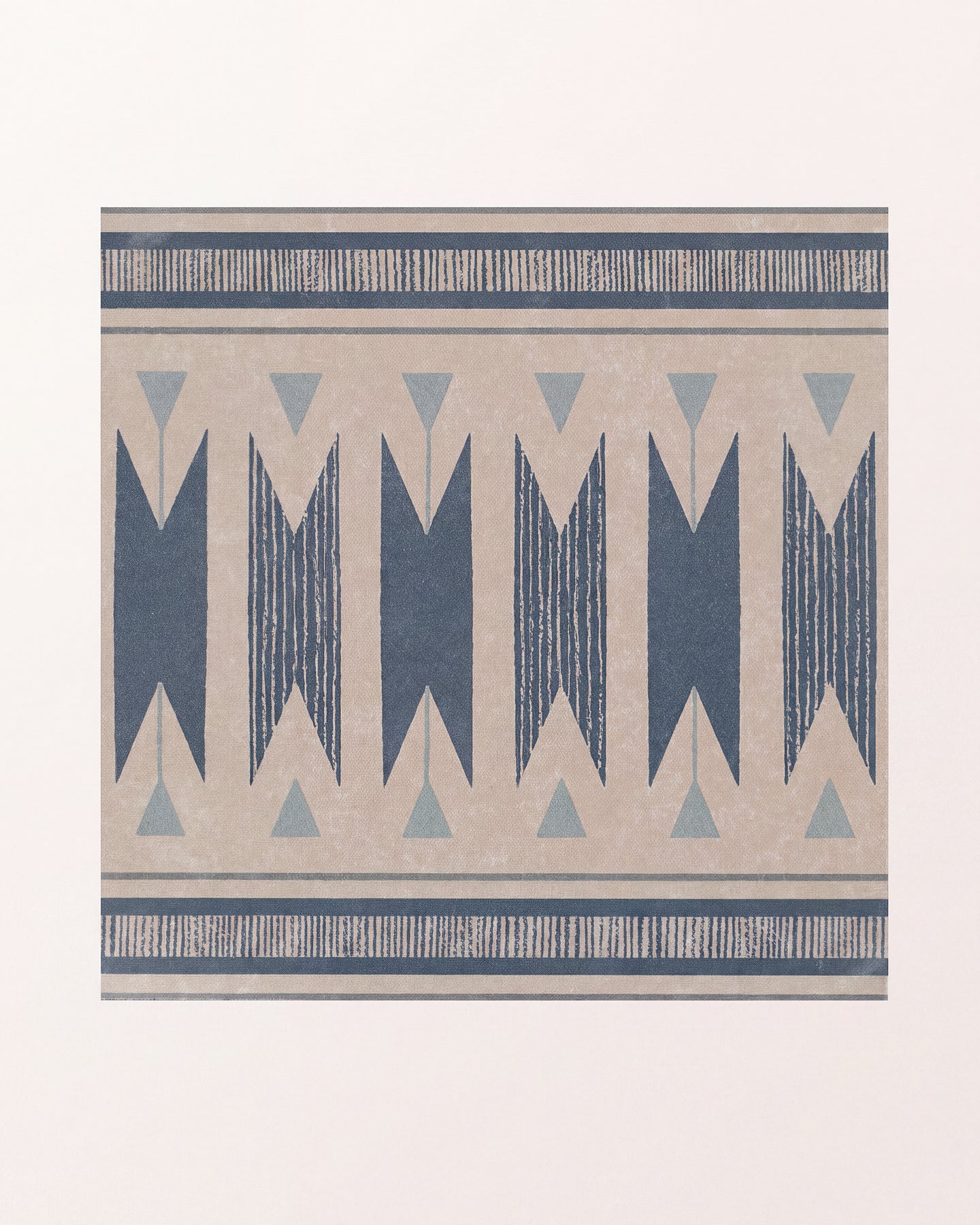 Aventuras Ziggy Border Blue Porcelain
