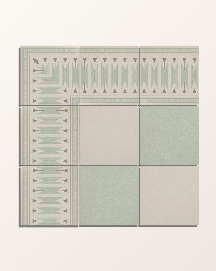 Aventuras Ziggy Corner Olive Porcelain