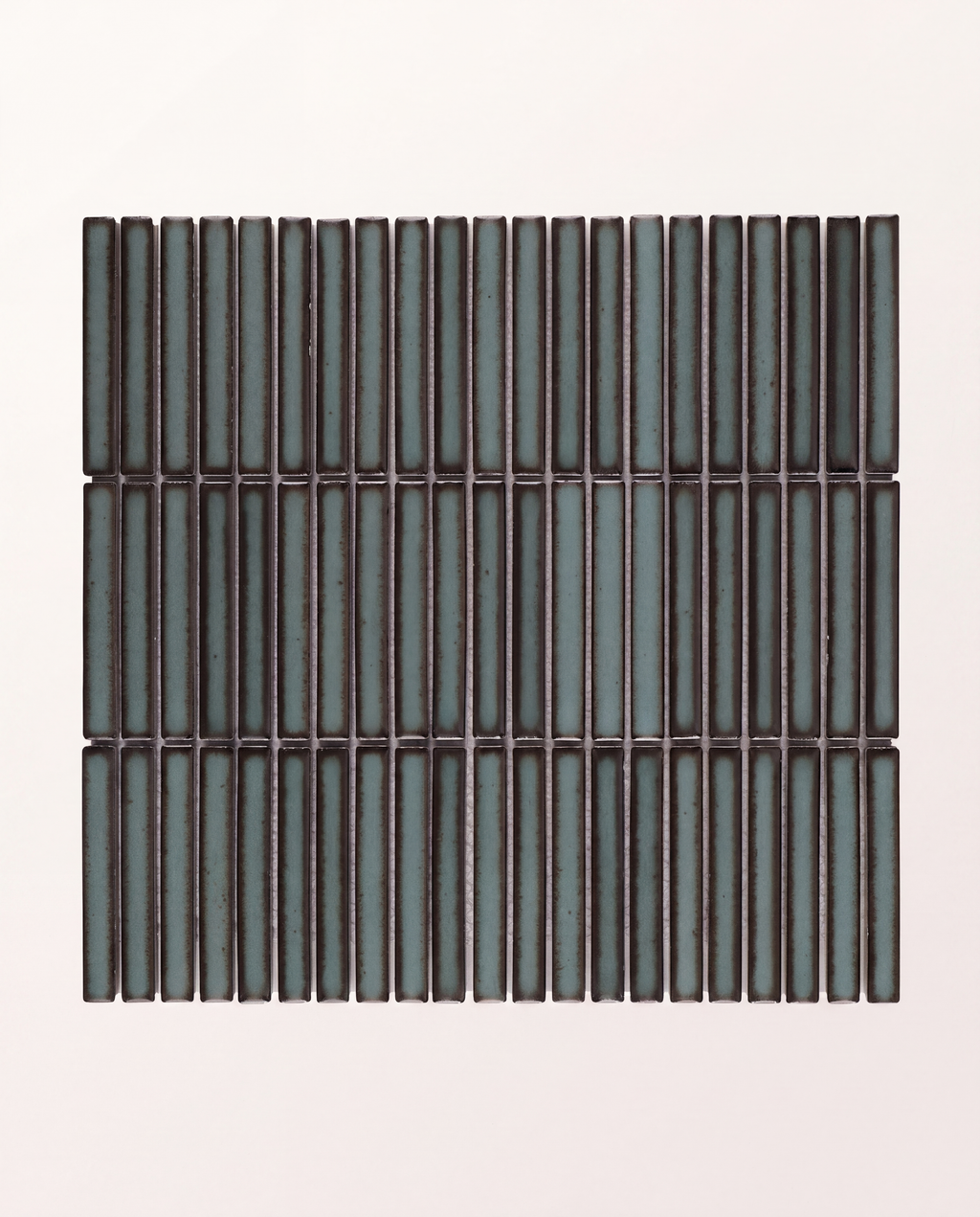 Bamboo Lustre Porcelain Mosaic Teal