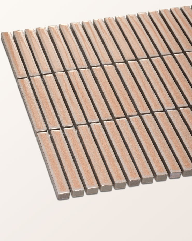 Bamboo Porcelain Mosaic Blush