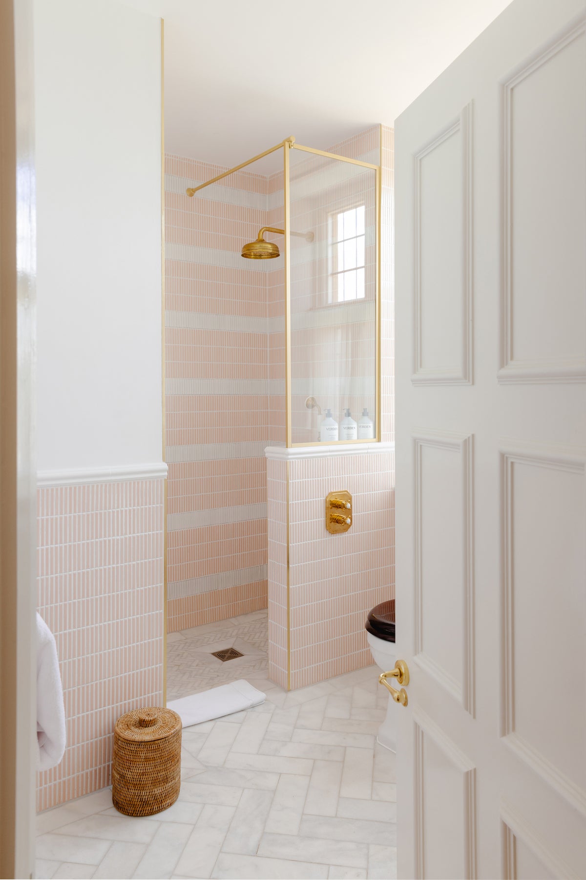 Bamboo Porcelain Mosaic Blush