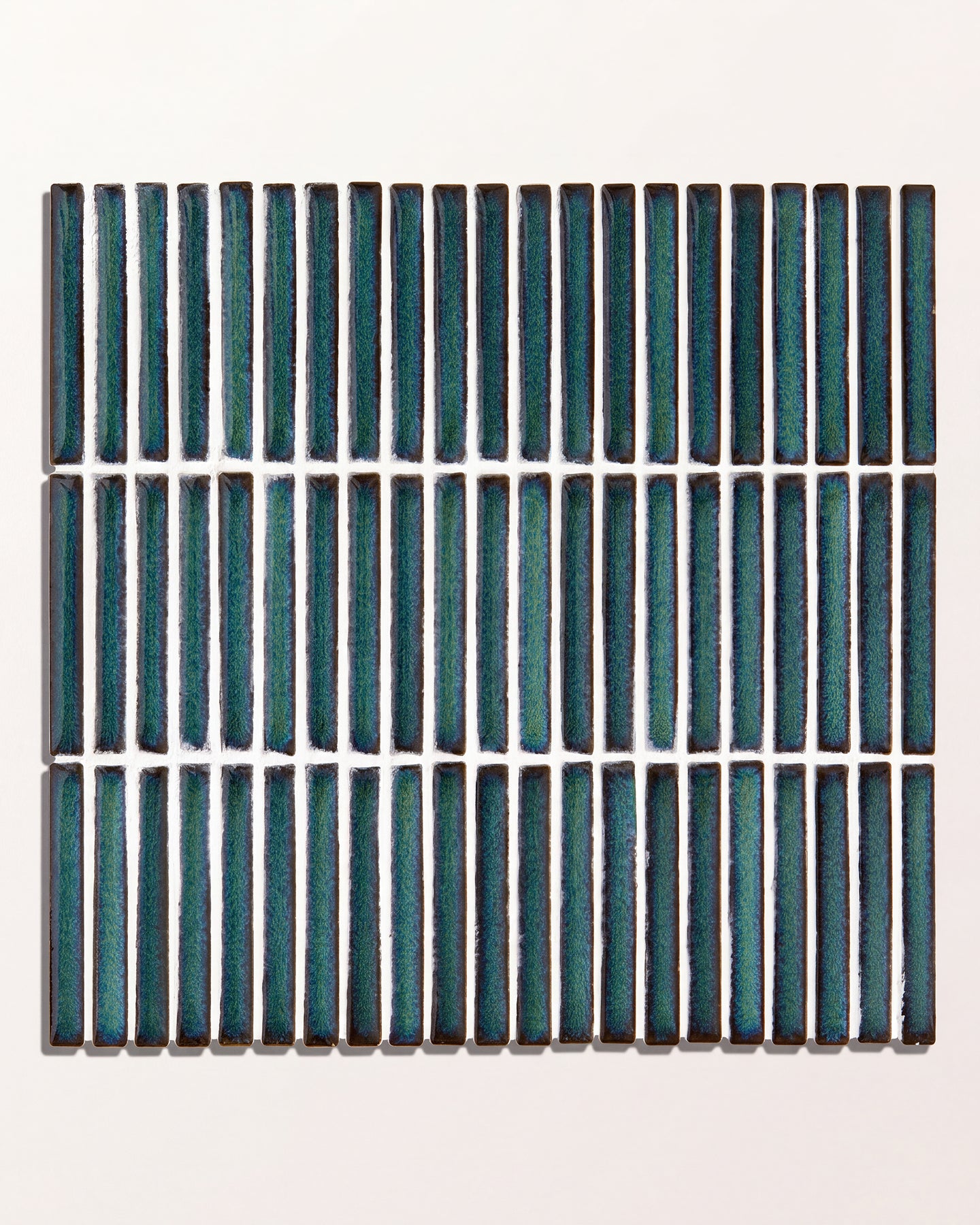 Bamboo Porcelain Mosaic Verdigris