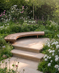 Buscot Limestone Tumbled & Etched Bullnose Coping