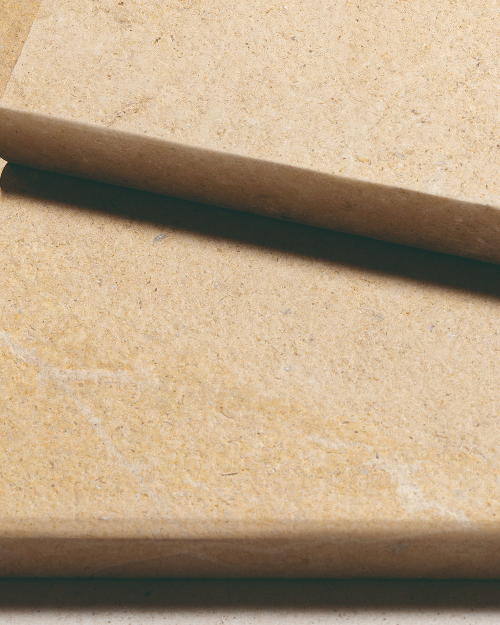 Buscot Limestone Tumbled & Etched Bullnose Coping