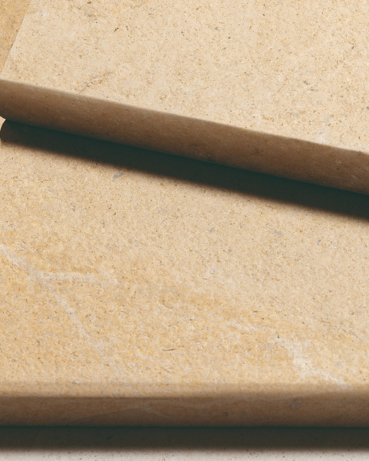 Buscot Limestone Tumbled & Etched Bullnose Coping